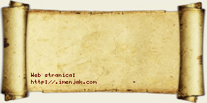 Isidora Krsman vizit kartica